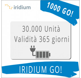 Ricarica Iridium GO 30.000 unità