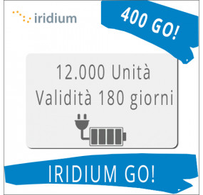 Ricarica Iridium GO 12.000 unità