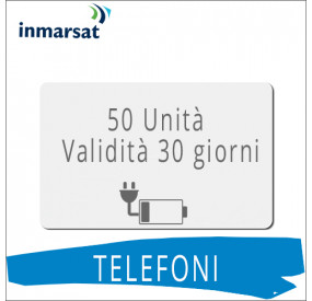 Ricarica telefoni Inmarsat 50 unità