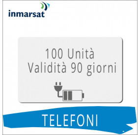 Ricarica telefoni Inmarsat 100 unità