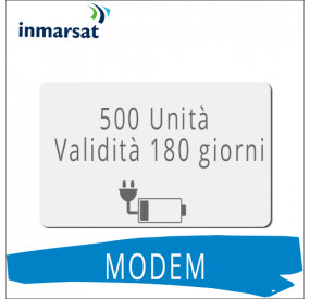 Ricarica modem Inmarsat 500 unità