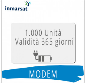 Ricarica modem Inmarsat 1.000 unità