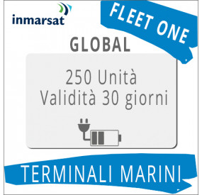 Ricarica Fleet One Global Inmarsat 250 unità
