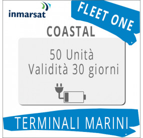 Ricarica Fleet One Coastal Inmarsat 50 unità