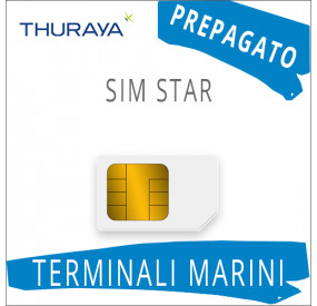 SIM Card Thuraya Star con 60 Unità di Traffico - Prepagato