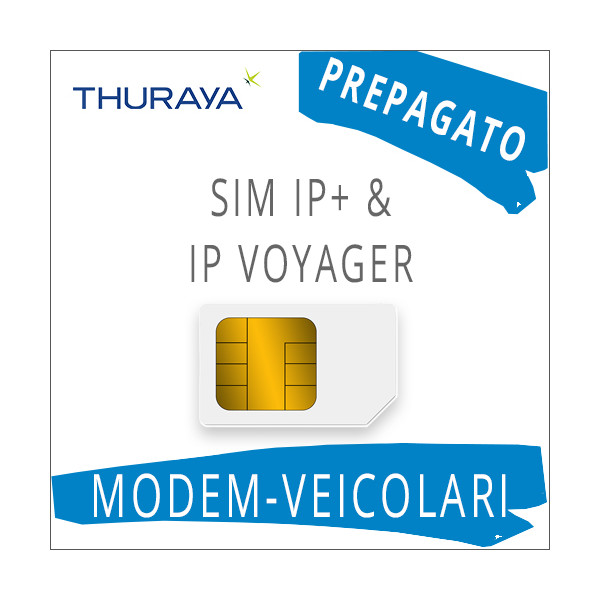 SIM Card Thuraya IP+ & IP Voyager - Prepagato