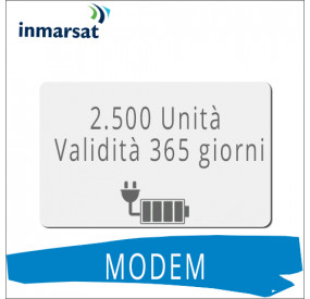 Ricarica modem Inmarsat 2.500 unità