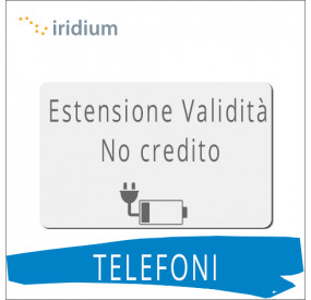 Telefoni IRIDIUM - Estensione Validità SIM Intermatica