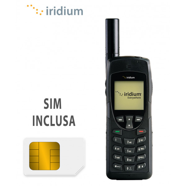 Telefono Iridium 9555 e SIM Intermatica